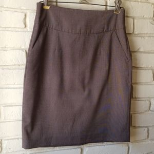 Banana Republic Brown Pencil Skirt